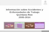 Información sobre Accidentes y Enfermedades de …qaautogestion.stps.gob.mx/Proyecto/Content//pdf/Quintana Roo 2005... · 2010 12,800 262,314 3.19 0.11 2.05 0.38 ... Tobillo y pie