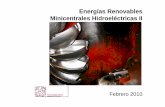 Energías Renovables Minicentrales Hidroeléctricas II · Estudio de viabilidad, aspectos económicos , ... •Libro existencias Impuestos Especiales ... Variación anual: ...