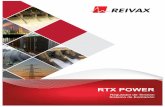 Folder A4 - RTX POWER G2 - 2016 ESP - reivax.com³n... · Modo de prueba para la verificación de entradas y accionamiento de salidas. Apoyo para la verificación y validación de