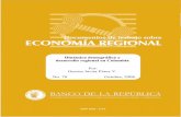 Dinámica demográfica y desarrollo regional en Colombia · económico, la pobreza, el empleo y el bienestar de las familias. El presente documento analiza la evolución reciente