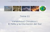 Tema 11 Variabilidad Climática I: El Niño y la …mct.dgf.uchile.cl/CURSOS/Clases_Atmosfera/tema11_enso.pdf · Surgencia: Afloramiento de aguas profundas (frías, ricas en O 2 y