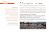 Mareas Invasoras -- Resumen (2014) · RESUMEN Cómo el aumento del nivel del mar y las inundaciones de las mareas amenazan a las comunidades en las costas en los próximos 30 años