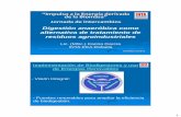 Digestión anaeróbica como alternativa de tratamiento …apie.com.ar/jornadabiomasa2013/5-garcia inta rafaela.pdf · DIGESTIÓN ANAERÓBICA BIODIGESTOR Causas de la baja aplicación