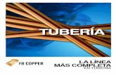 TUBERÍA - BOHN. REFRIGERACIÓN COMERCIAL E …bohn.com.mx/ArchivosPDF/BCT-120_FB-Copper.pdf · TUBERÍA DE COBRE Esta tubería está fabricada bajo los estándares establecidos por