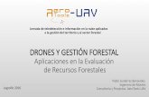 DRONES Y GESTIÓN FORESTAL - innovarioja.tv · DRONES Y GESTIÓN FORESTAL Aplicaciones en la Evaluación de Recursos Forestales Pablo Gutiérrez Benavides. Ingeniero de Montes Consultoría