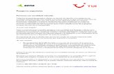 Pasajeros especiales - TUI SPAIN · injustificadamente, escribe una carta de reclamación a la compañía aérea, a tu agente o al ... materiales y humanos necesarios para hacer posible