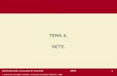 TEMA 6. NET9. - cursos.atica.um.escursos.atica.um.es/DBA9i2/pdf/contenidos/CursoDBA9i2_parte2.pdf · • Oracle Net es el sw que permite establecer y mantener una sesión de red desde