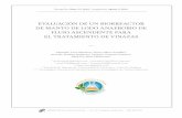 EVALUACIÓN DE UN BIORREACTOR DE MANTO …espacioimasd.unach.mx/articulos/num12/pdf/bioreactor.pdf · EVALUACIÓN DE UN BIORREACTOR ... Aguas residuales, vinazas, uasb, dqo. espcipal12