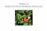 TEMA 13 INSECTICIDAS BIORRACIONALES. · La quitina es un polisacárido que se encuentra ampliamente distribuido en la naturaleza ... de la muda tienen aspecto de adulto aunque no