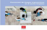 BVCM015367. Prevención de riesgos ergonómicos en el sector ... · Prevención de riesgos ergonómicos en el sector limpieza ... • Tanto para facilitar el alcance en la limpieza