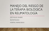 Complicaciones de la terapia biológica en reumatologíaairemb.es/wp-content/uploads/2018/03/airemb-profesionales-presenta... · •Indicados en AR •Infecciones (vías respiratorias