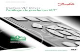 Danfoss VLT Drives Catálogo de productos VLT® DE P… · 50% Ahorro de energía El control de velocidad de ventiladores y bombas puede generar, en muchos casos, un ahorro de energía