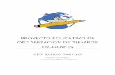 PROYECTO EDUCATIVO DE ORGANIZACIÓN DE …ceipbasilioparaiso.educa.aragon.es/wp-content/uploads/2017/03/... · 5.1 Servicio de comedor 54 5.2 Organización del servicio y horario