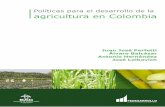 Políticas para el desarrollo de la agricultura en Colombia · bajado como Asistente de Investigación en el Banco de la ... rurales en Colombia 45 Evaluación del concepto ... de
