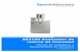 SS2100 Analizador de rastros de humedad - … · El analizador de rastros de humedad SS2100 de SpectraSensors es un analizador extractivo basado en láser de diodo, de alta velocidad,