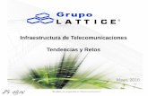 Infraestructura de Telecomunicaciones Tendencias y … · de microondas (Redes de Transmisión –Back Haul). • Link Budget y cálculo de interferencias para enlaces PaP y PMP ...
