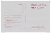 sUmaRiO 2 núm. Lingüística mexicana - amla.org.mxamla.org.mx/linguistica_mexicana/Vol_V_2/2010050204a.pdf · Klaus Zimmermann, universidad de Bremen secretaría de redacción Fernando
