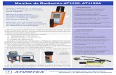 Monitor de Radiación AT1125, AT1125Aseinco.mx/doc/ATOMTEX/AT1125-AT1125A_Sp.pdf · Aparte del detector de centelleo el monitor de radiación AT1125A está equipado con un tubo Geiger-Muller,