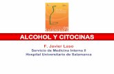 ALCOHOL Y CITOCINAS - Sociedad Española de … · Cirrosis hepática Alcoholismo activo Consumo activo sin lesión hepática Mayor riesgo de SIRS/sepsis Desarrollo de lesión hepática