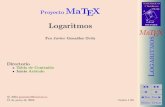 Proyecto MaTEX - … · 1º Bachillerato A s = B + m v r = A + l u B d SOCIALES MaTEX os JJ II J I JDoc DocI Volver Cerrar Proyecto MaTEX ... Logaritmo de un nu´mero 2.1. Propiedades