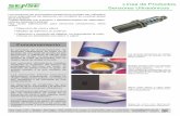 Línea de Productos Sensores Ultrasónicos - sense.com.br US1300_Rev. … · entre el objeto y el sensor ultrasónico. La construcción del sensor hace que el haz de ultrasonidos