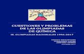 CUESTIONES Y PROBLEMAS DE LAS OLIMPIADAS DE …safont/olimpiada/material/nac1996-2017.pdf · cuestiones y problemas de las olimpiadas de quÍmica ix. olimpiadas nacionales 1996-2017