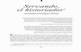 I Servando, el historiador - aleph.academica.mxaleph.academica.mx/jspui/bitstream/56789/8084/1/DOCT2065557... · el historiador Christopher Domínguez Míchael ... firmar sus declaraciones