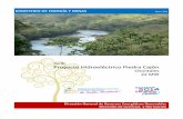 Proyecto Hidroeléctrico Piedra Cajón - mem.gob.ni · pluvial oscila entre 2700 a 2900 mm. Las condiciones hidrológicas del sitio del proyecto, se presentan a continuación: ...