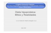 Dieta Dieta hipoproteicahipoproteica::: Dieta Mitos y ...asociaciondenutriologia.org/.../Dietas_hipoproteicas_presentacion.pdf · dietas que contengan sólo PoV vs las dietas con