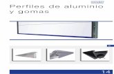 Perfiles de aluminio y gomas - doco-international.com · 80019 80028 80042 143 Perfiles de aluminio y gomas Unidad : Mtr Peso : 0,34 kg / mtr Material : Goma Descripción : Goma inferior,