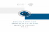 Sistema Nominal de Información en Crónicasthsdhosting.com/Soporte/soporte-sic/images/pdfs/ManualInstalacion... · Cédula de estructura Sistema Nominal de Información en Crónicas