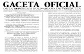 DE LA REPÚBLICA BOLIVARIANA DE VENEZUELA de Contrataciones...DE LA REPÚBLICA BOLIVARIANA DE VENEZUELA AÑO CXLII - MES 11 Caracas, miércoles 19 de noviembre de 2014 Nº 6.154 Extraordinario