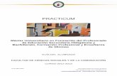 PRACTICUM · Practicum – Máster 3 Máster Universitario en Formación del Profesorado de Educación Secundaria Obligatoria y Bachillerato, Formación Profesional y Enseñanza ...
