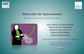 Dirección de Operaciones. Tema 3. La selección y … · DireccióndeOperaciones(Tema(03.(La(selección(y(diseño(del(proceso(Tiposdeprocesosoconﬁguracionesproducvas Configuración