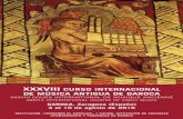 XXXVIII CURSO INTERNACIONAL DE MÚSICA …musica-antigua-daroca.es/wp-content/uploads/2016/04/Programa... · E N este año 2016 en el que tiene lugar el XXXVIII Festival Internacional