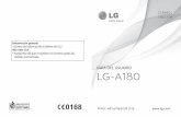 1 LG-A180 Spain [ORE] 110422 - …cdn.mobilesupportware.com/orange-es/pdfs/lg-a180-amigo.pdf · Indica el nivel de carga de la batería. ... Cada tecla en el teclado está relacionada