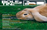 BOLE- TÍN - gretca.comgretca.com/wordpress/wp-content/uploads/2016/07/BoletinGretcaNº5.pdf · El comportamiento del conejo doméstico no difiere tanto del de su antecesor salvaje.