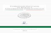 Comisiones Estatales de Bioética Lineamientos … · Revisión y corrección: Alma Rosa Macedo de la Concha Actualización (segunda edición): Gabriela Pineda Hernández, Miguel