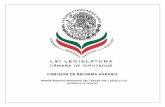 COMISION DE REFORMA AGRARIA - Cámara de …archivos.diputados.gob.mx/Programas_anuales/informes/LXI/reforma... · Otorgar el derecho al ejidatario que sea titular de dos o más ...