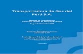 Transportadora de Gas del Perú S.A. - tgp.com.pe · yacimiento Camisea, así como las concesiones para el transporte de líquidos y gas a la costa y el suministro de gas en Lima