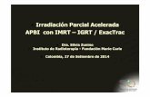 Irradiación Parcial Acelerada APBI con IMRT –IGRT / …mariecurie.com.ar/eventos/tallerMamaAlatro/APBI - SZ.pdf · • University of Virginia 20.094 pac. ... primary treatment)