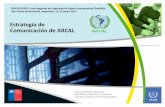 Estrategia de Comunicación de ARCAL - red-ralaca.net · reconocer la importancia de la comunicación para potenciar los resultados de los proyectos. 8 2) Coordinador Nacional de
