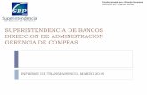SUPERINTENDENCIA DE BANCOS - … · informe de transparencia marzo 2018 ... compras menores hasta b/. 3,000.00 1 2018-3-10-0-08-cm-005183 1-voltimentro digital y 2-reloj digital (timer)