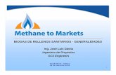 EL RELLENO SANITARIO - Global Methane Initiative · – Adicione una capa de tierra de 60 cm. de profundidad a las zonas donde se observe humo. 99 ... Diseño de un buen sistema de