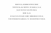 REGLAMENTO DE TITULACIÓN PARA LA … · la Licenciatura de la Facultad de Medicina Veterinaria y Zootecnia (FMVZ), es establecer las normas de carácter ... Obligaciones del Jurado