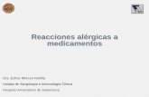 Reacciones adversas a medicamentos - MurciaSalud alérgicas a medicamentos: epidemiología Reacciones alérgicas a medicamentos: epidemiología La mayoría de los estudios epidemiológicos