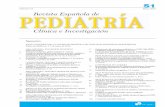 Vol. 72 Supl. 1 • Mayo 2016 Revista Española de … · 2017-02-24 · 3 Transporte interhospitalario especializado neonatal y pediátrico. Gestión de recursos. ... 92 ¿Cómo