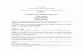 Ley General de la Administración Pública 6227 · Ley General de la Administración Pública LA ASAMBLEA LEGISLATIVA DE LA REPÚBLICA DE COSTA RICA, DECRETA: ... UNIDAD DE ACTUALIZACIÓN