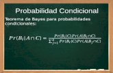 Probabilidad Condicional - BIFIgopar/TEACHING/teaching_web_4.pdf · Definición: Sea S el espacio muestral de un experimento. ... Por ejemplo, para la serie s=cara, cara, cruz, cara,
