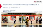 Presentación de PowerPoint - Metro de Santiago · Carga de Tarjeta de Pago (POS) Validación Canal de Ventas Sistema Tarifa Público Metro es parte del Sistema Integrado de Transporte